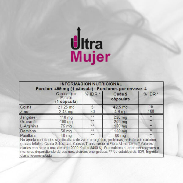 Ultra Mujer X4 Caps - Imagen 2